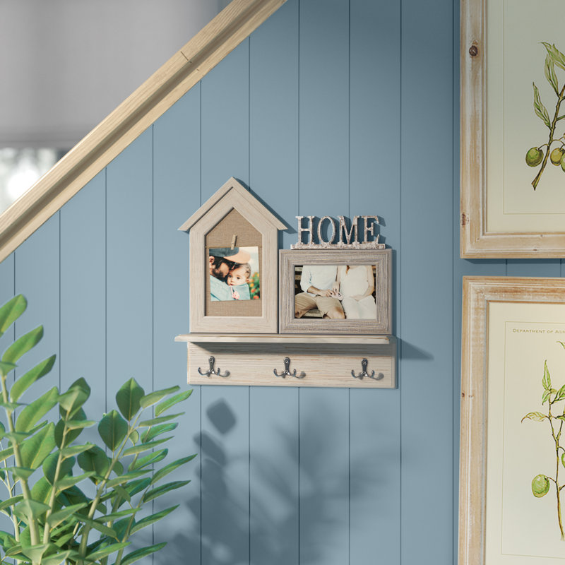 Gracie Oaks Bislim Home Entryway Shelf Picture Frame & Reviews Wayfair